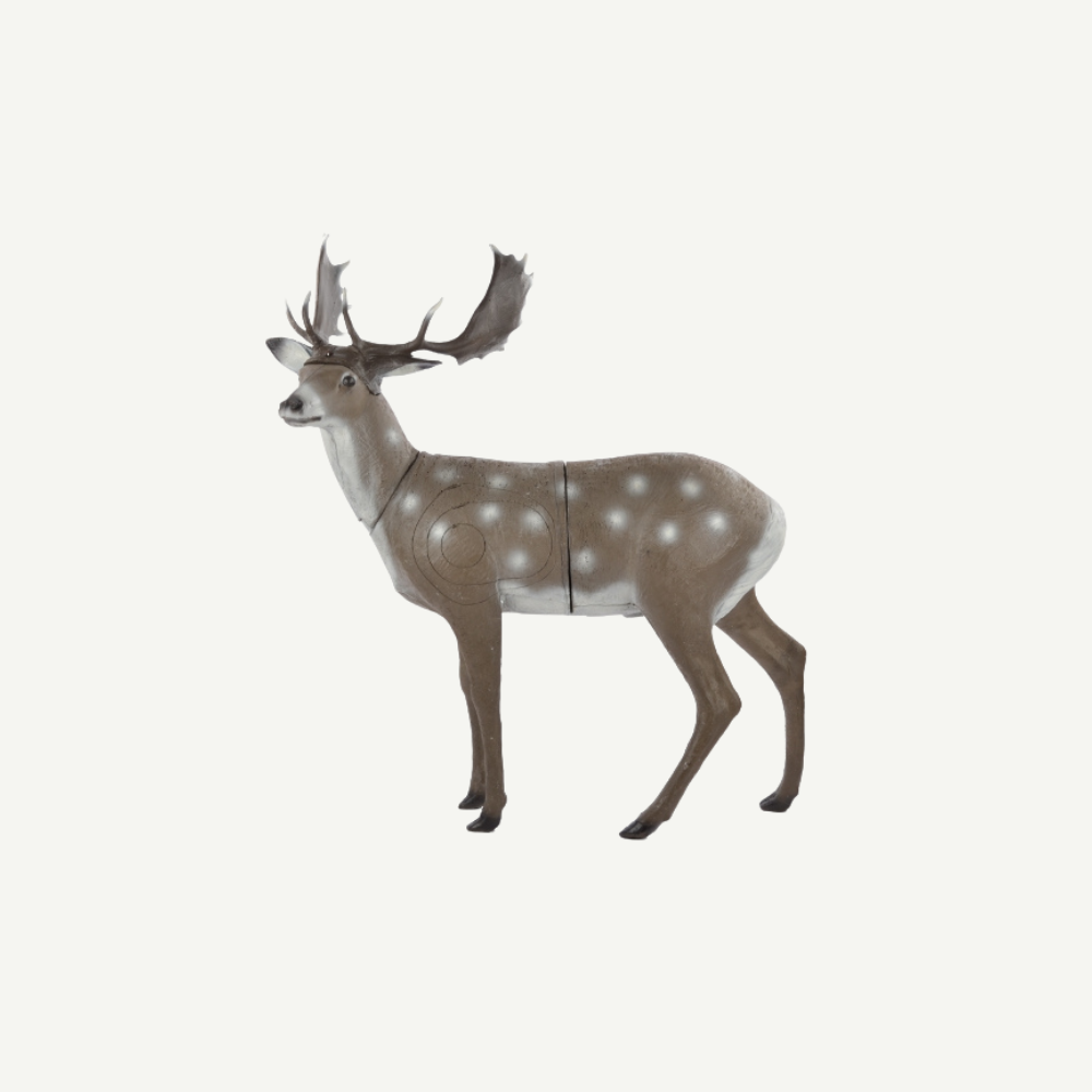 3D Tier Franzbogen Damhirsch, stehend