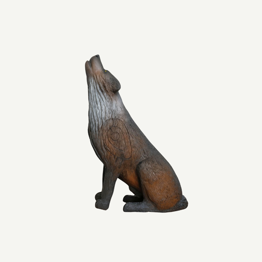 Leitold Timberwolf sitzend heulend