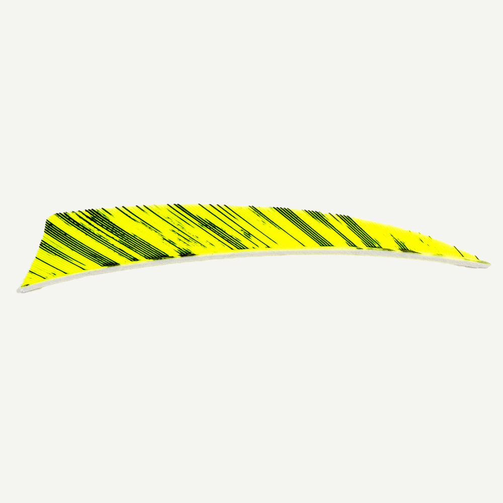 Feder RW Shield 4 Zoll camo flo. gelb schwarz