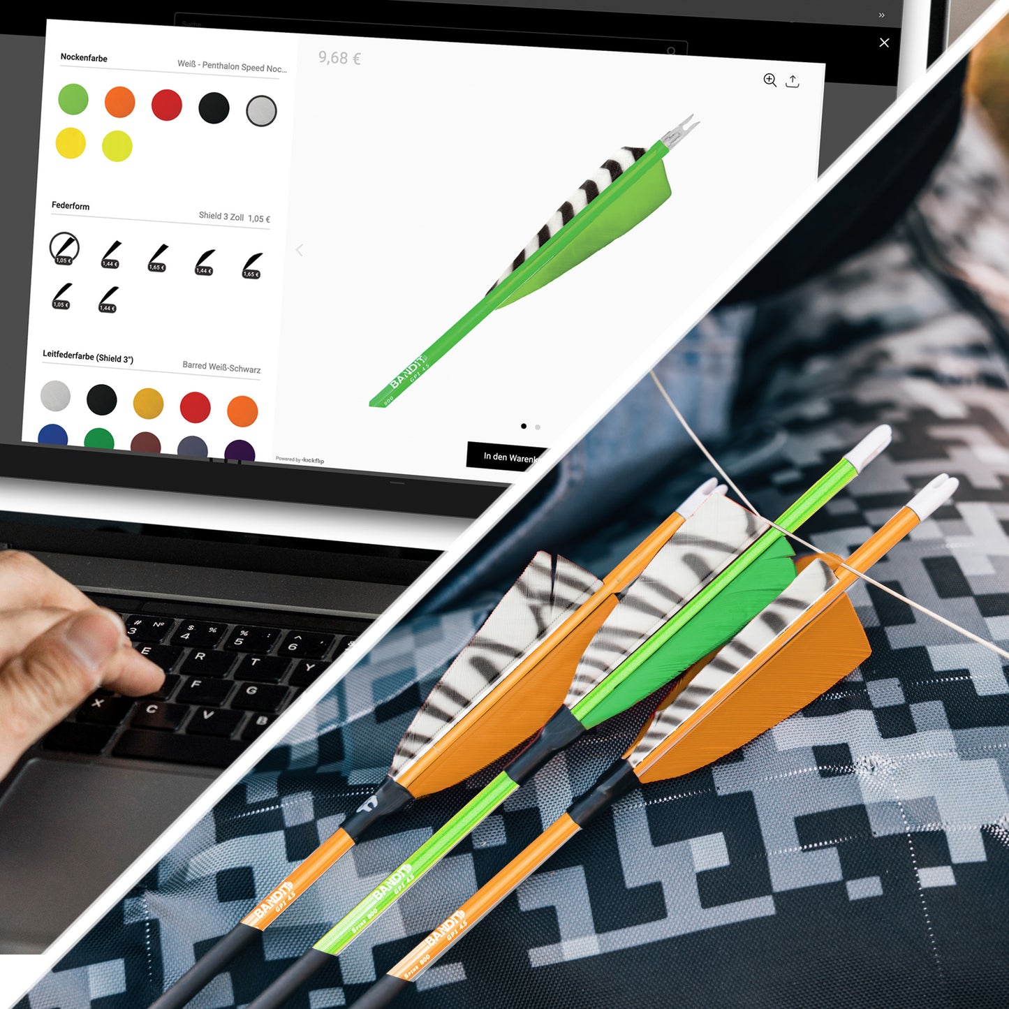 Custom Carbonpfeil Konfigurator