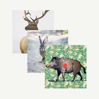 100083 Tierbild Zielscheibenauflage