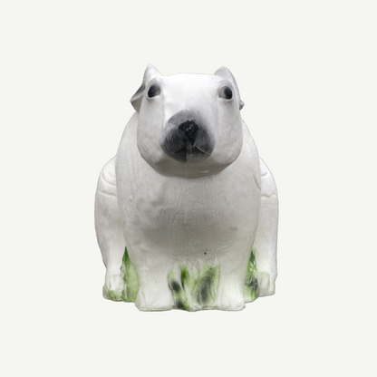 IBB 3D Tier Schneehase duckend