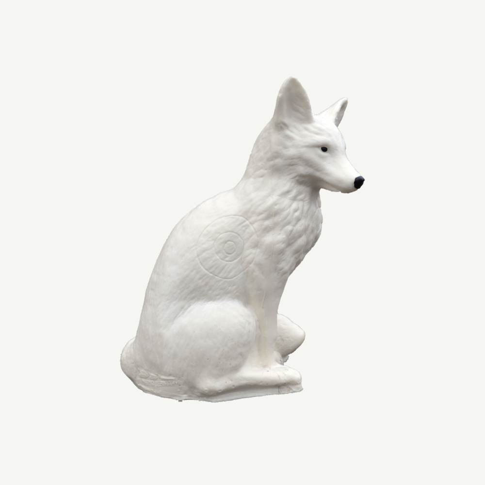 IBB 3D Tier sitzender Polarfuchs