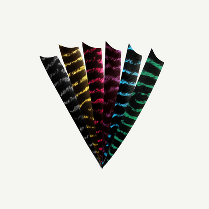 Feder RW Shield 4 Zoll naturgestreift