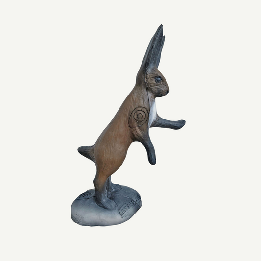 Leitold Feldhase aufrecht stehend