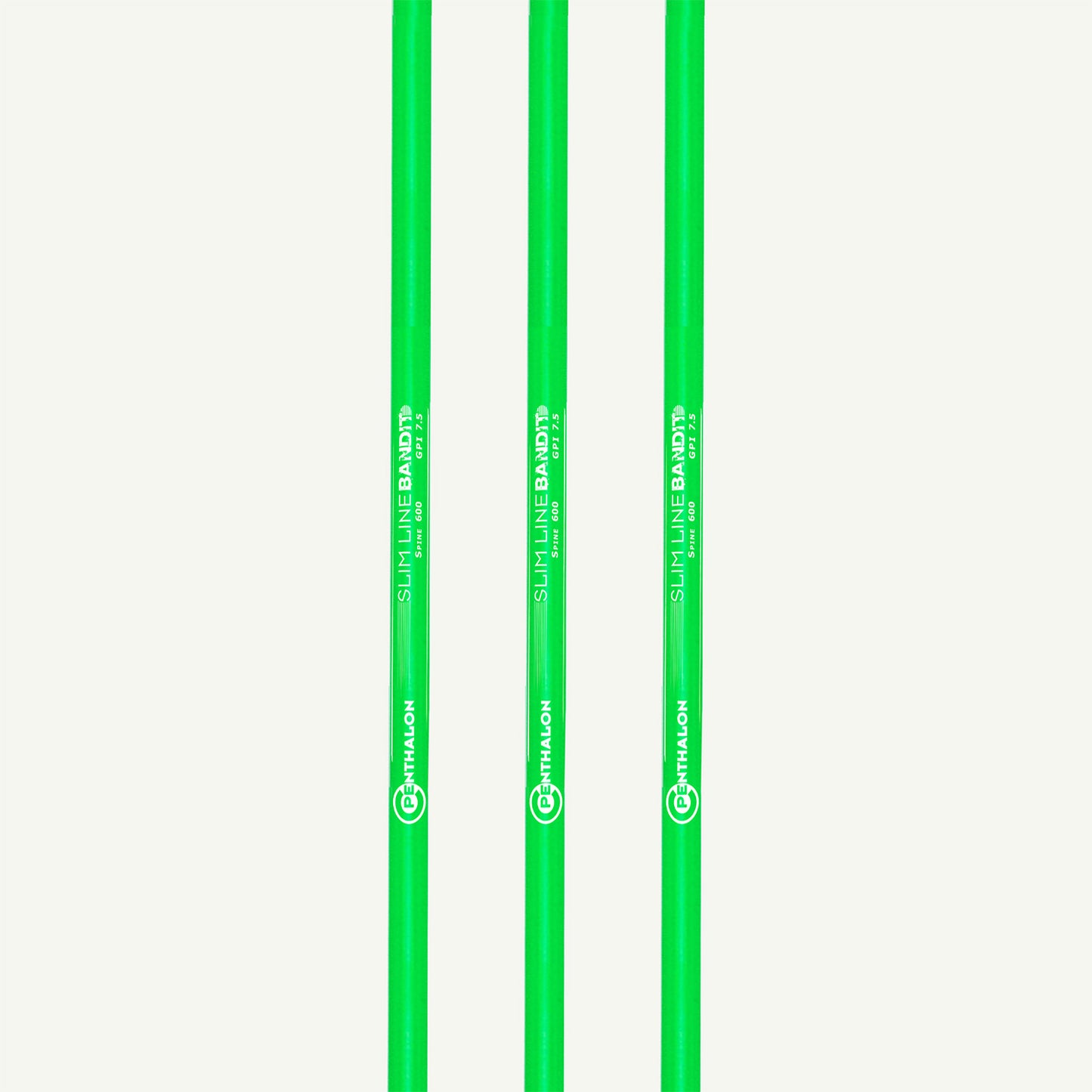 Penthalon Carbonschäfte Bandit Slim Line Neon grün 600