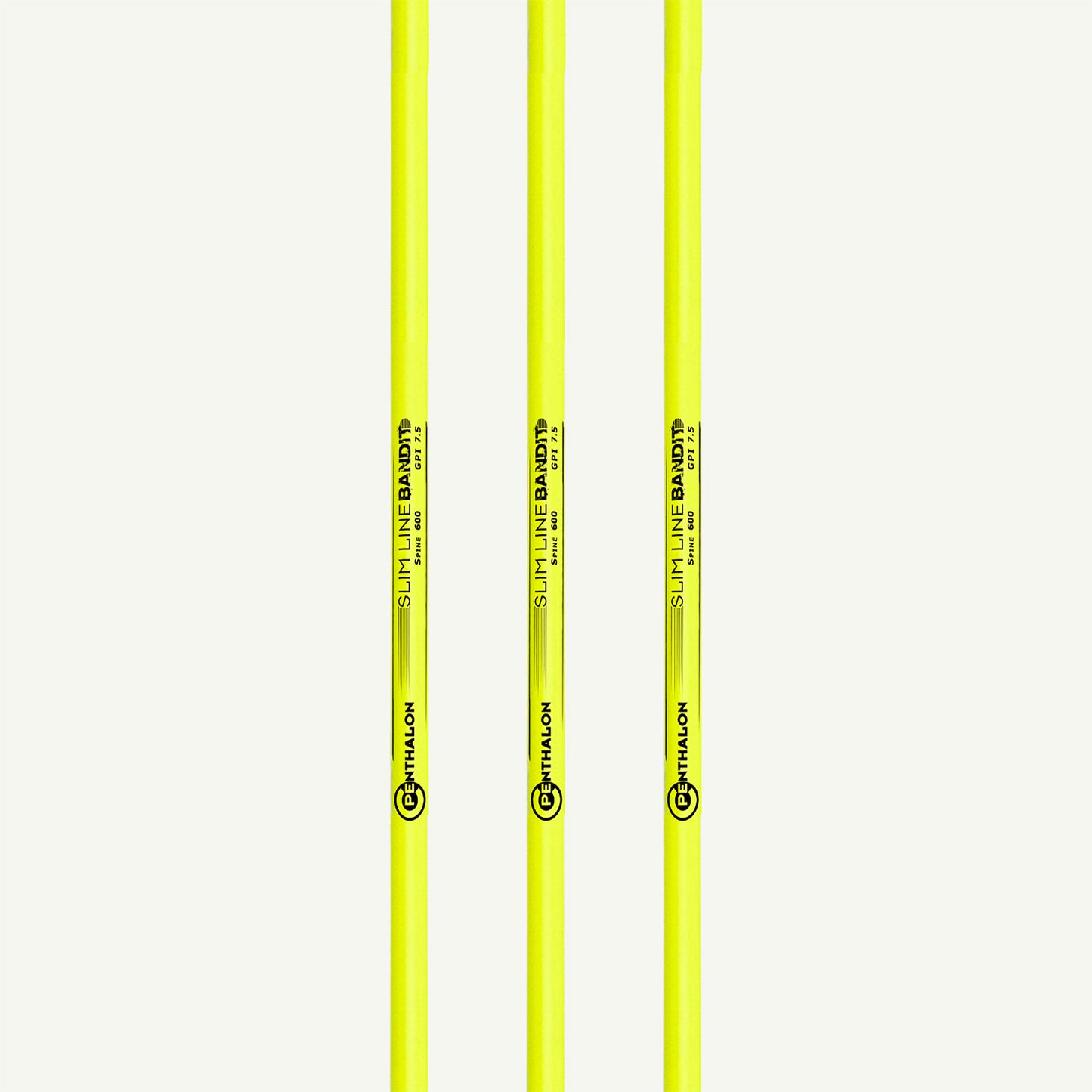 Penthalon Carbonschäfte Bandit Slim Line Neon gelb 600