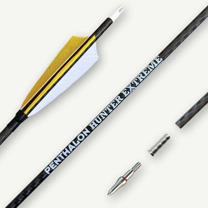 Penthalon Carbonpfeile Hunter Extreme Naturfedern