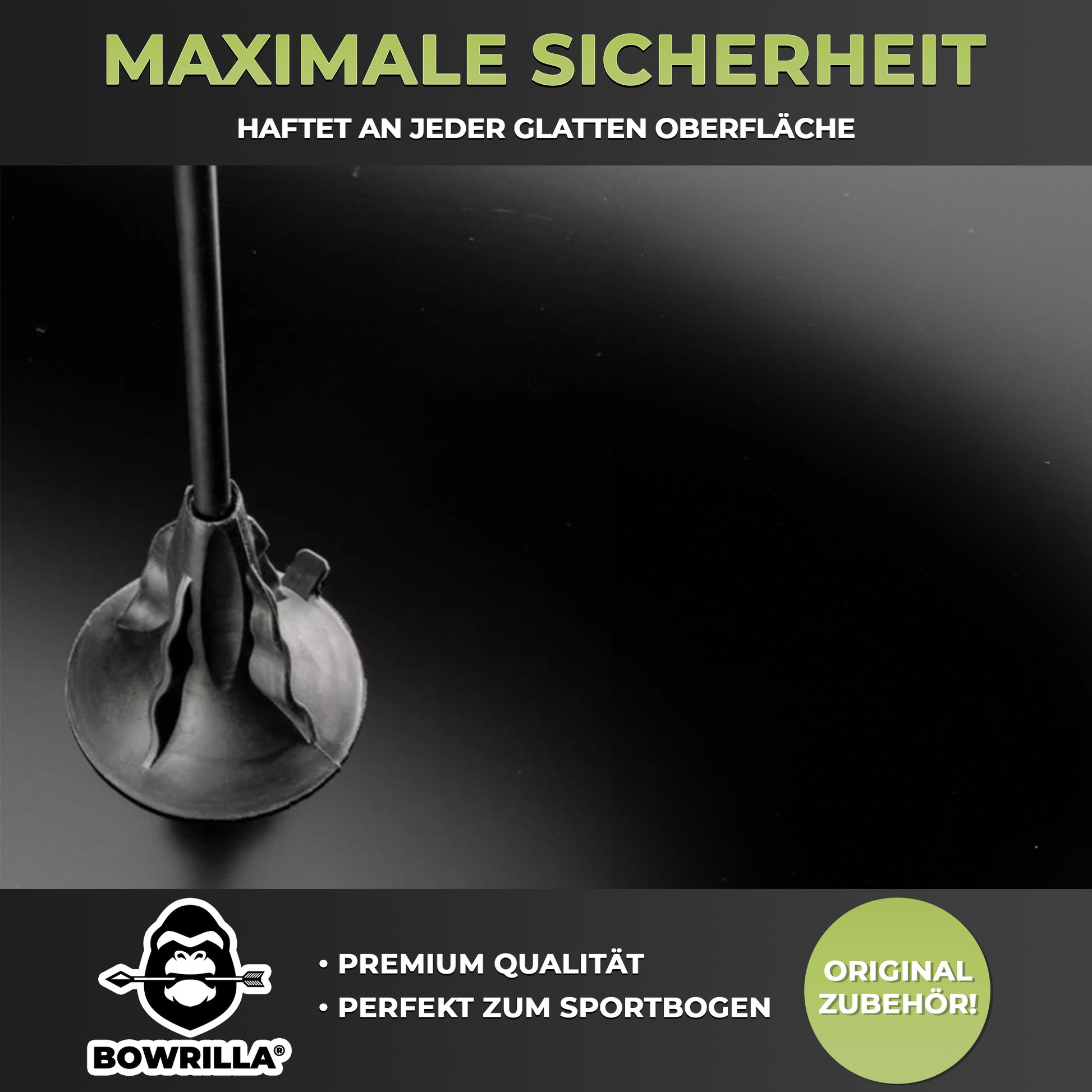 BOWRILLA 6er Set Pfeile mit Saugnapf