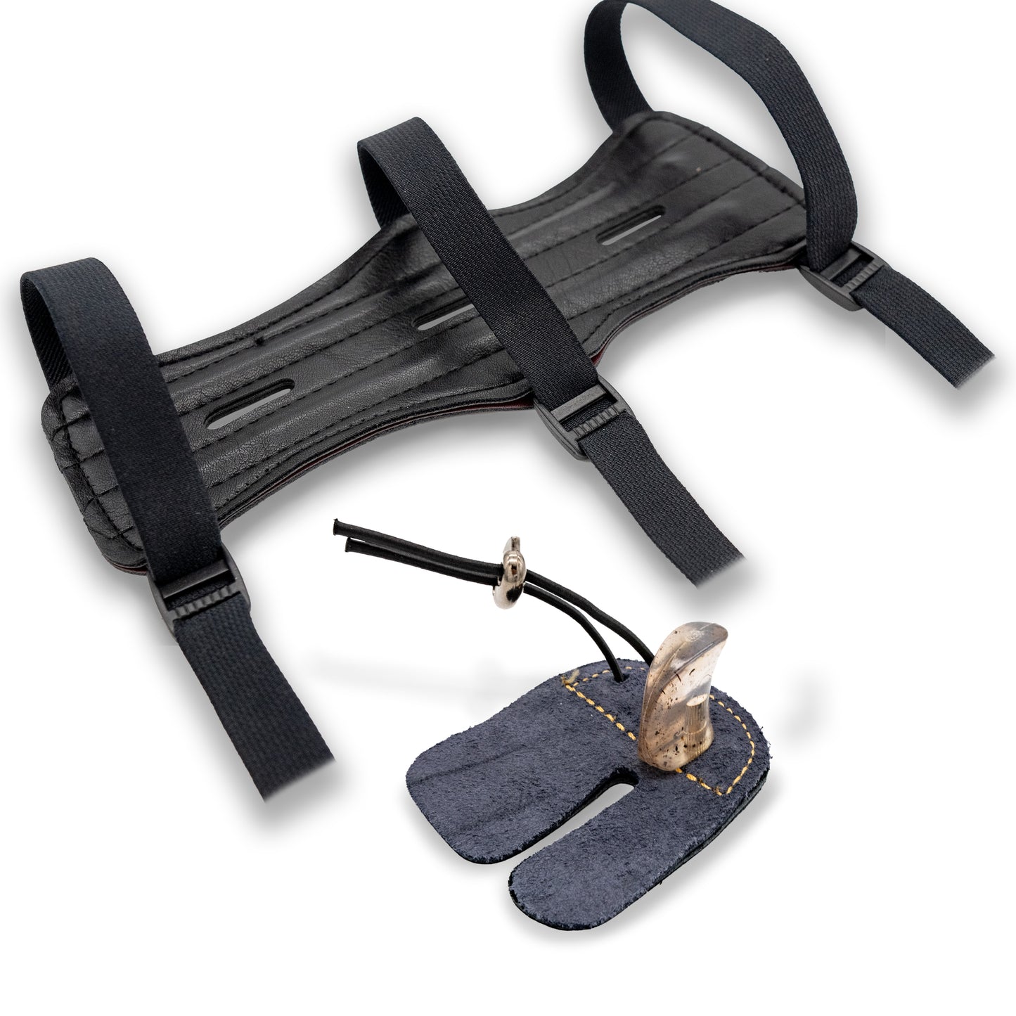 BOWRILLA Armschutz und Fingertab Set für Kinder 6 bis 15 Jahre