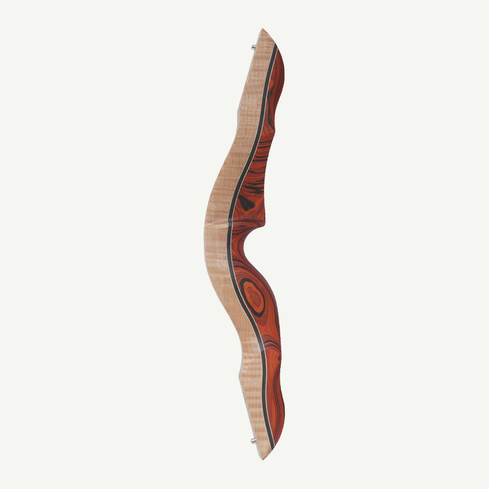 Bearpaw Take Down Bogen Mittelteil Mohawk 17 Zoll Quilted Maple Cocobolo