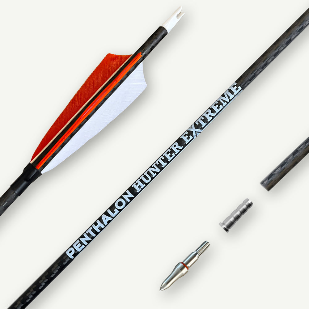 Penthalon Carbonpfeile Hunter Extreme Naturfedern