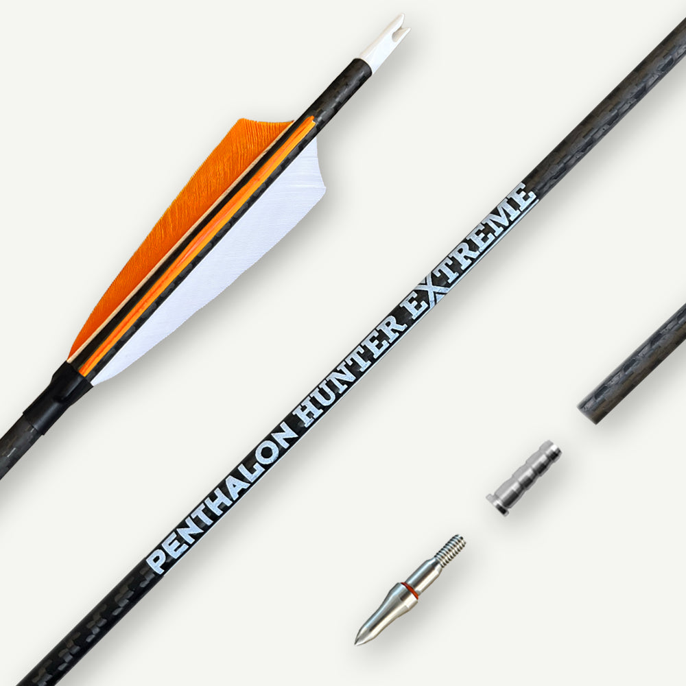 Penthalon Carbonpfeile Hunter Extreme Naturfedern 800