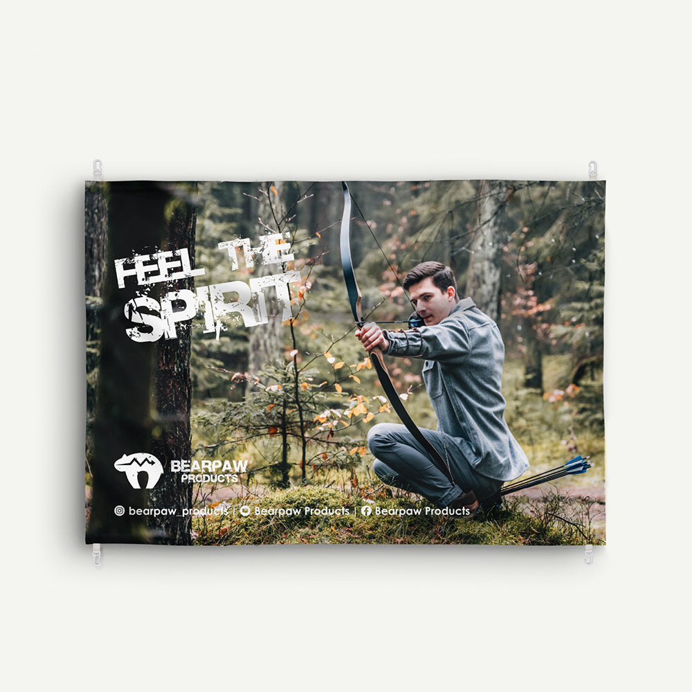 BEARPAW PRODUCTS Stoffbanner