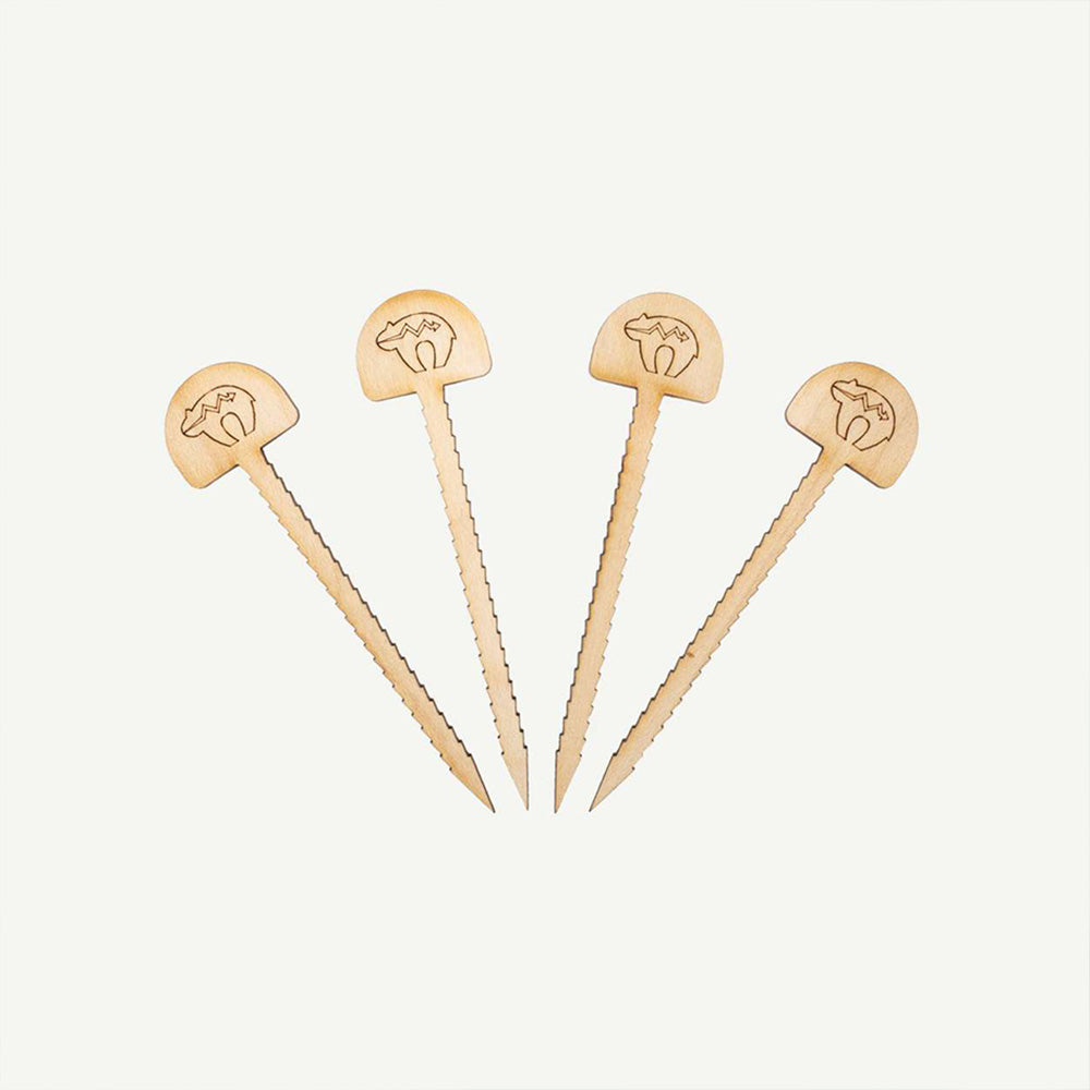 Holzscheibennagel - 4er Pack