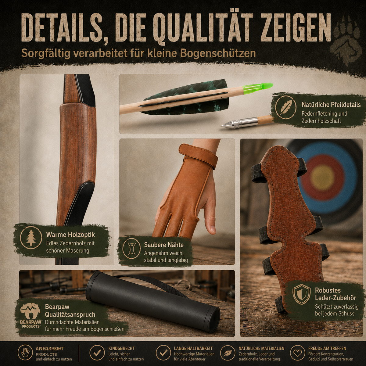 Penthalon Langbogen Set Kinder Little Sioux