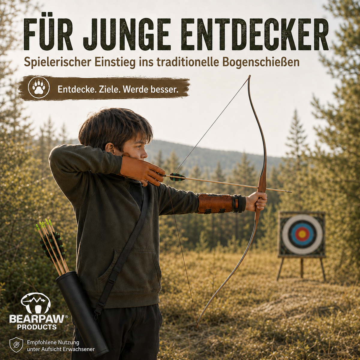 Penthalon Langbogen Set Kinder Little Sioux