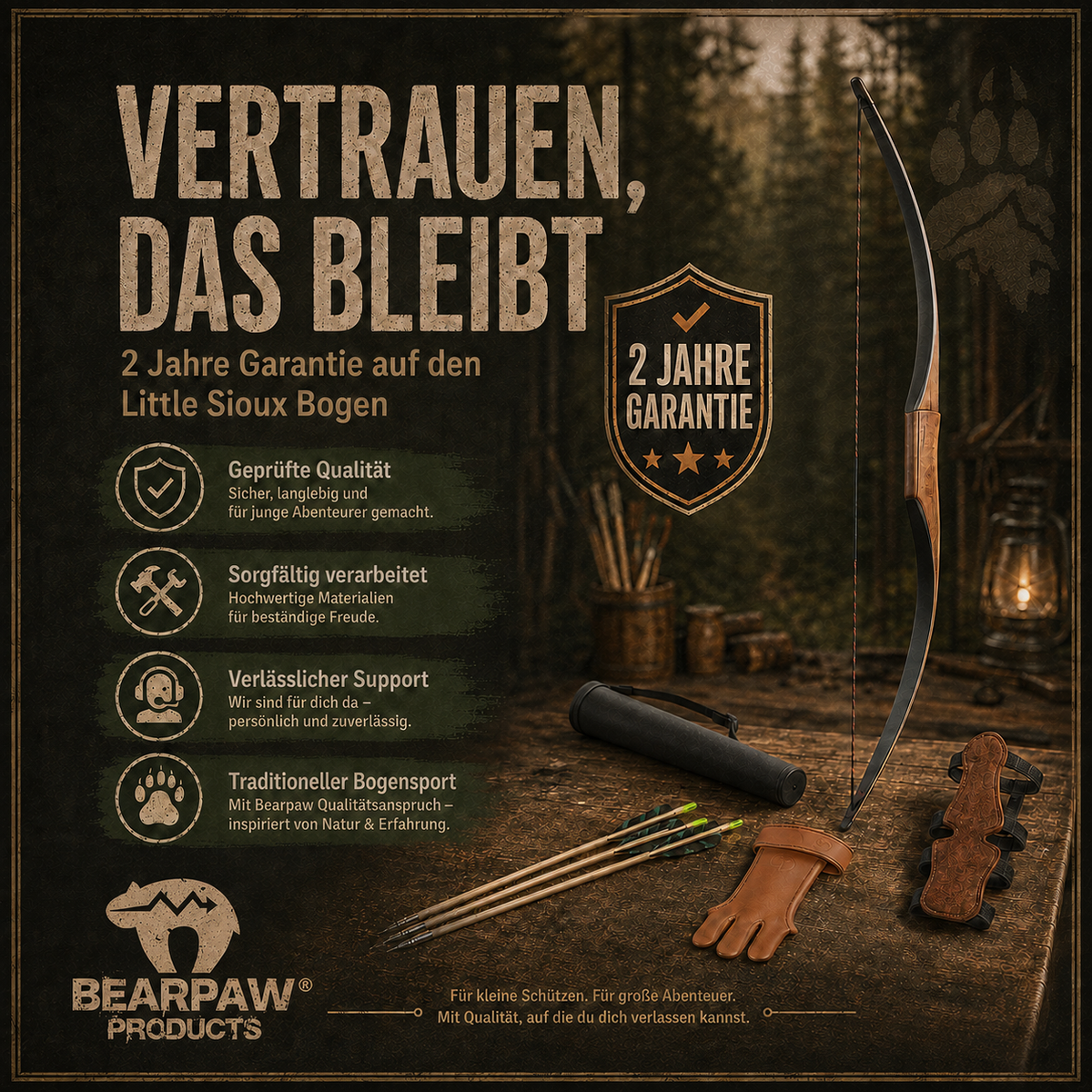 Penthalon Langbogen Set Kinder Little Sioux