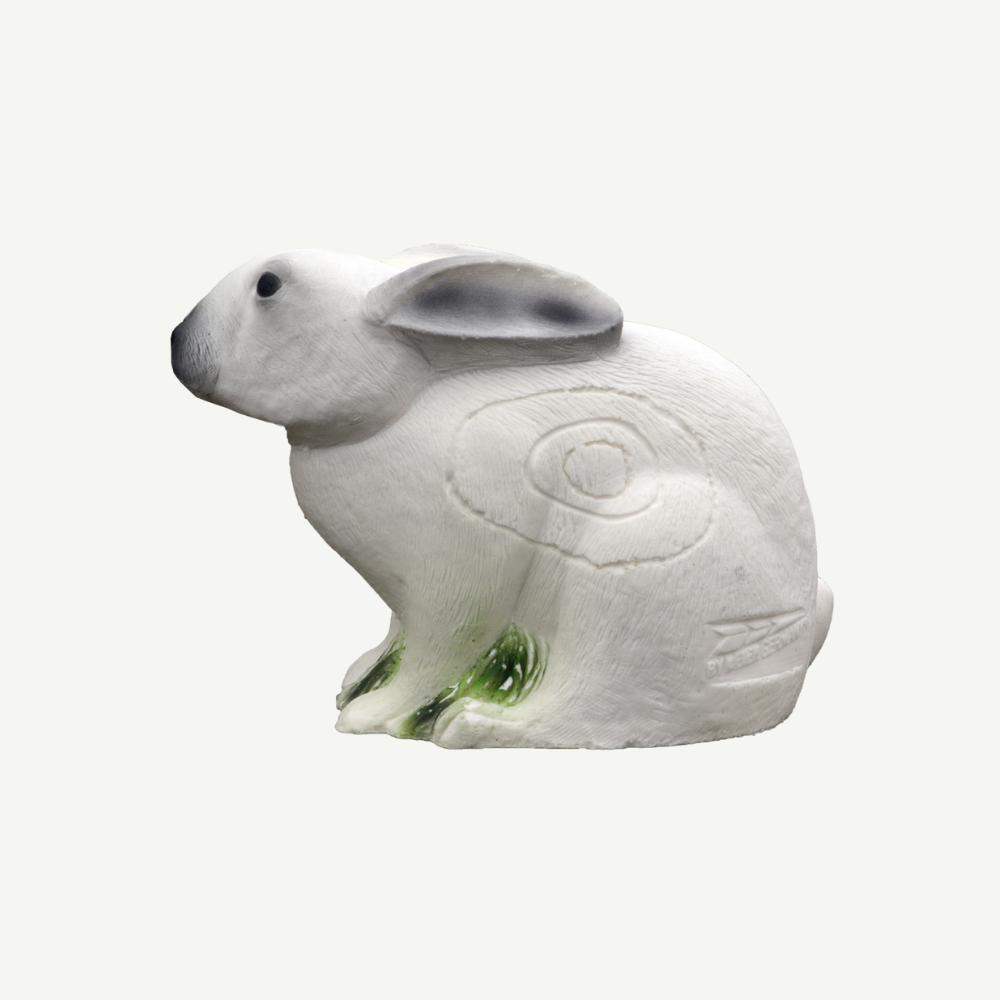 100470 IBB 3D Tier Schneehase duckend