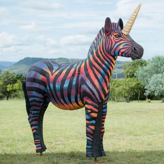 101234 Wildcrete 3D Target - Zebra Unicorn